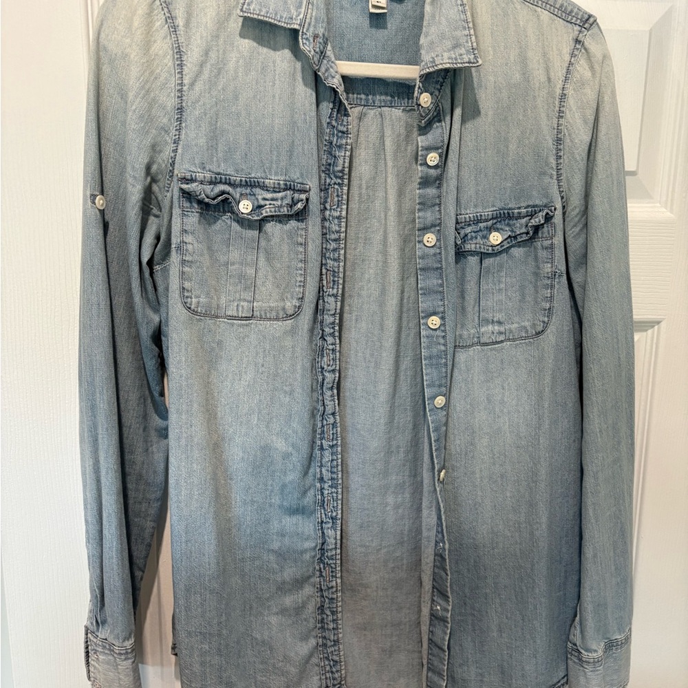 J. Crew Light Blue Denim Shirt